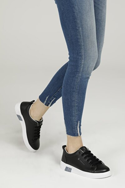 lumberjack Tina Comfort Unisex Black Sneaker - Skin Sole Shoes