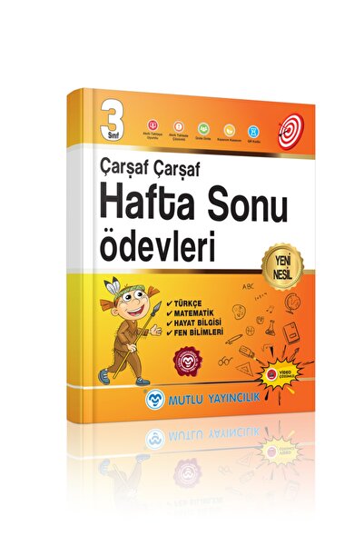 Mutlu Yayıncılık Mutlu 3.sınıf Yeni Nesil Çarşaf Çarşaf Hafta Sonu Ödevleri