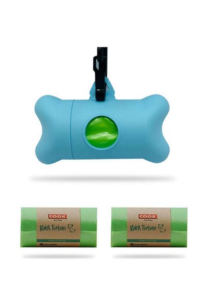 COOK Blue Poop Bag Kit - 25X28 cm + 2 Refills