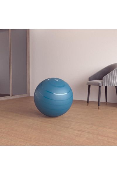 Decathlon 1/55 Cm Claret Red Pilates Ball - Fitness