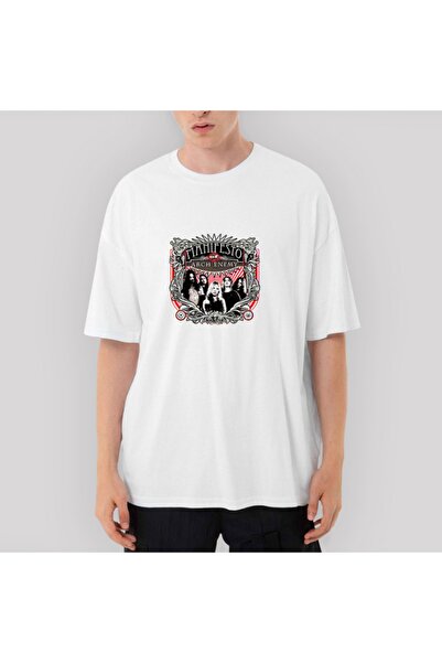 Z zepplin Λευκό μπλουζάκι Arch Enemy Of Manifesto oversized