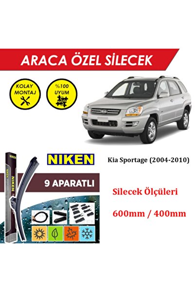 MeyZone Kia Sportage Ön Cam Silecek Takımı (2004-2010)