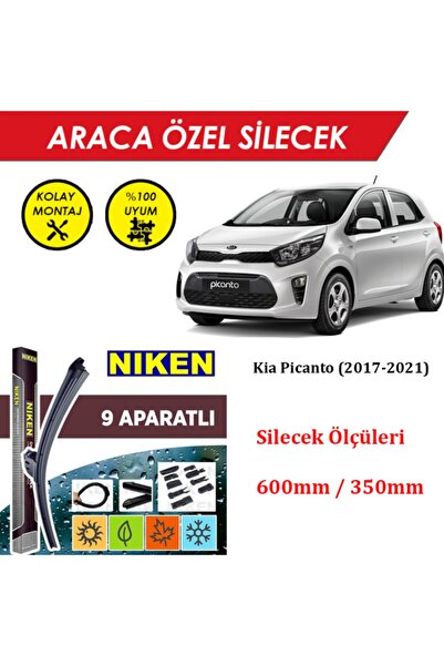 MeyZone Kia Picanto Ön Cam Silecek Takımı (2017-2021)