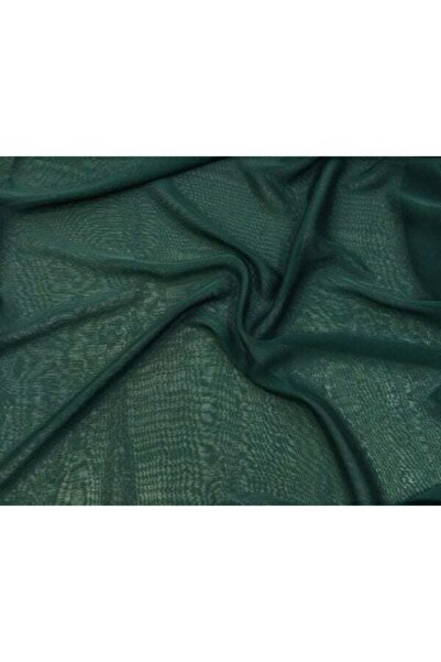 Yeşimm Kumaş Zümrüt Yeşili Janjanlı Şifon Kumaş