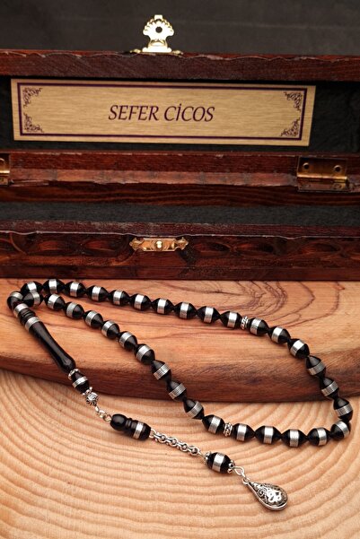 OTTOTESBİH Gift for Lover, Father's Day Gift, Embroidered Kuka Rosary