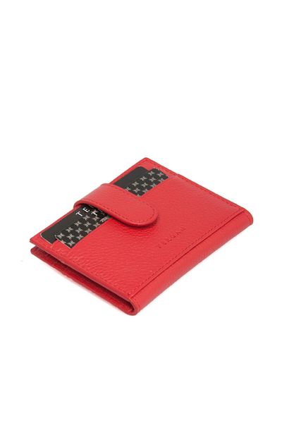 Tergan Genuine Leather Red Men's Credit Card Holder S1KK00001617