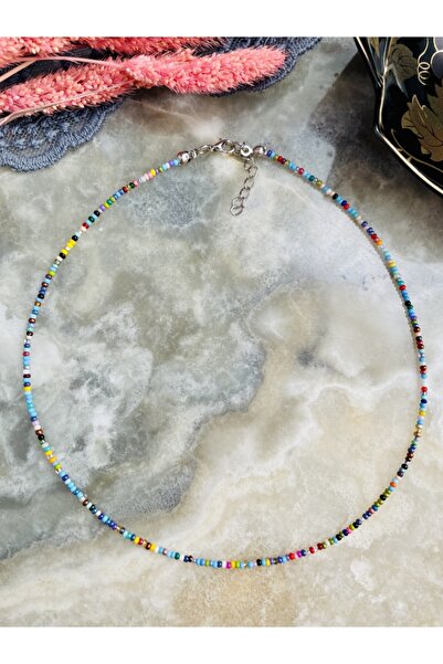 racoon atelier Kum Boncuk Kolye