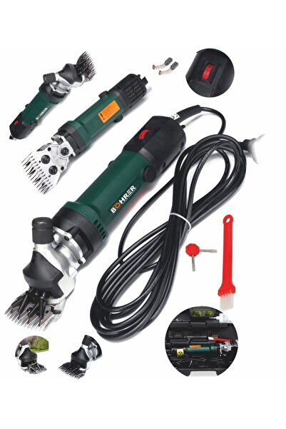 BÖHRER Pross Bakır Sargılı 6 Kademeli Çiftlik Tipi Koyun Keçi Kırkma Kırpma Kesme Makası Makinesi