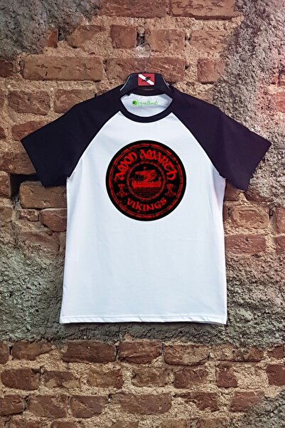 ScubaPromoTurkey Amon Amarth 2 raglan rukava, organska štampana pletena majica