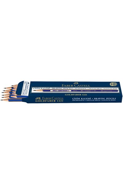 Faber Castell Faber Castel Gold Dereceli Çizim Kalemi (hb) 12 Adet
