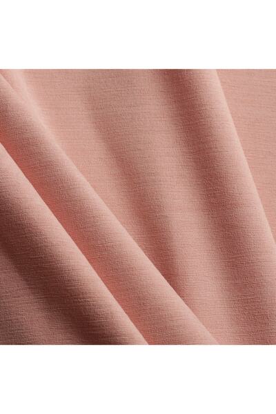 benimol Soft Pembe Dokuma Kadife Şönil Döşemelik Düz Renk Kumaş