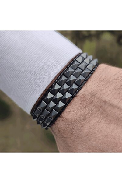 Clays Jewellery Piramit Hematit Bileklik