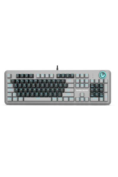 NIGHTSILVER Astra Blue Mavi Switch Pbt Keycaps Çift Renk Gaming Mekanik Oyuncu Klavyesi