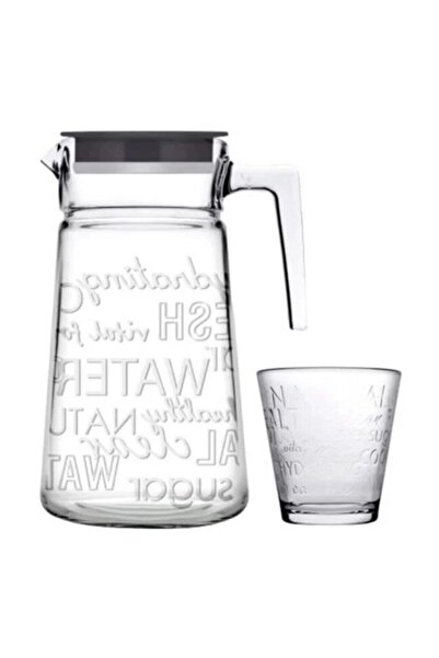 Paşabahçe 96853 City Pop Cam 7 Parça Sürahili Su Bardağı Takımı 2 Lt