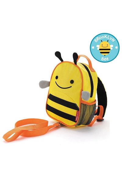 Skip Hop حقيبة ظهر حديقة الحيوان مع حزام أمان - النحلة