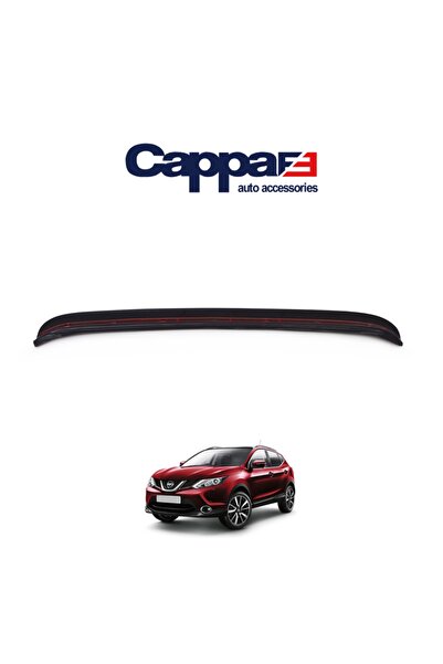 Cappafe Nissan Qashqai Arka Tampon Eşiği Koruma (Abs) Mat Siyah 2014-2016