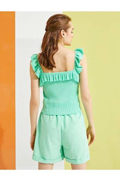 Koton Ruffled Undershirt Cotton