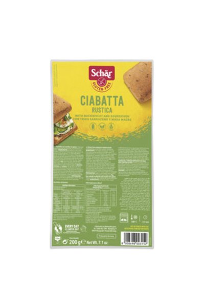 Schar Ciabettine Rustishe Esmer Ekmek 200 G ( 4 ADET )