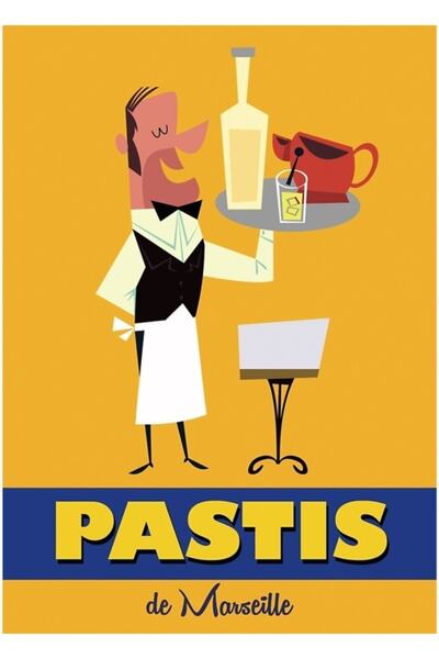 Universal Poster Pastis De Marseille Tablou decorativ din lemn