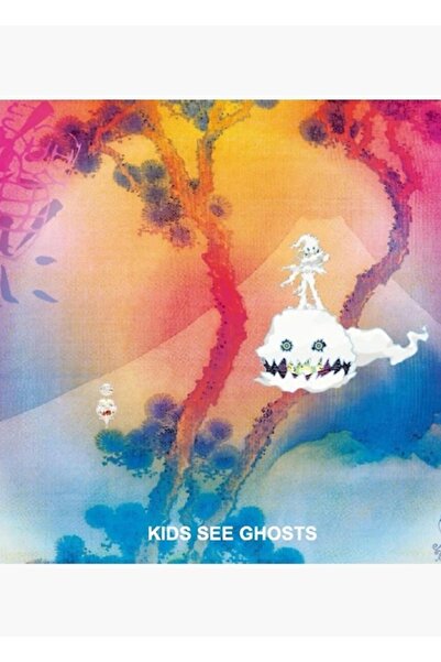 Universal Τα παιδιά βλέπουν τον φάντασμα ζωγραφισμένο σε ξύλινη αφίσα διακοσμ...