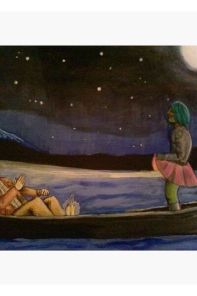 Universal Poster decorativ din lemn Old Gregg Painting