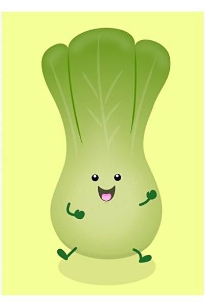 Universal Χαριτωμένο μωρό με κινέζικο λάχανο, ζωγραφική με κινούμενα σχέδια, ...