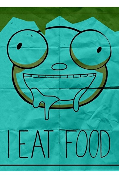 Universal Είμαι ένας φαγωτός (ιστιλάτης Ζιμ) Ξύλινη διακοσμητική αφίσα ζωγραφ...