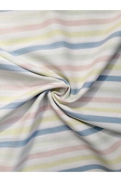 feminen Ριγέ μοτίβο βισκόζης Voile