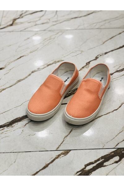 E Kandiş Yazlık Bağcıksız Keten Ayakkabı