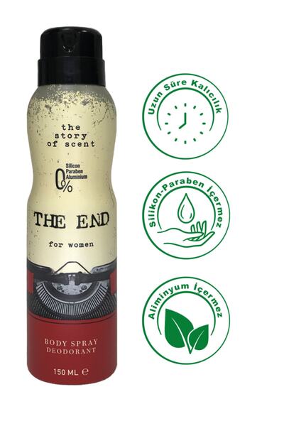 The End Edt Kadın Parfüm 100 ml  Ve Deodorant 150 ml 3 Adet