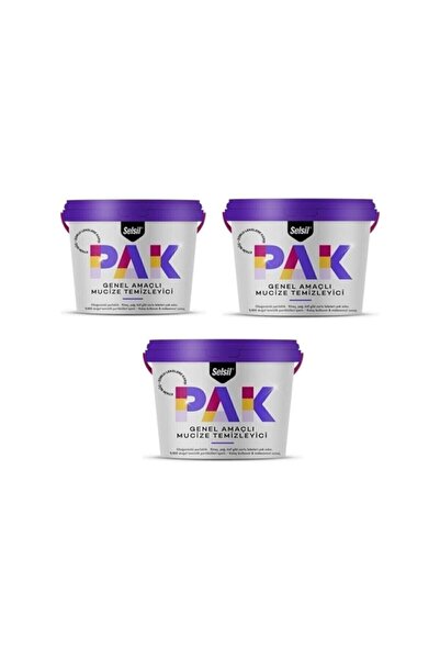 Genel Markalar Pak Genel Amaçlı Mucize Temizleyici 500 gr X 3 Adet
