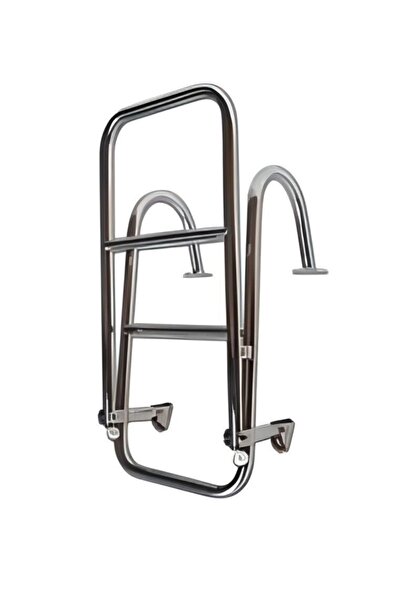 Sealux Tekne Merdiveni Katlanabilir Krom Tutamaklı 80cm