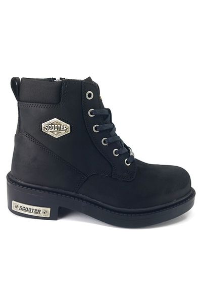 Scooter Γυναικείες 5121 Daily Μαύρες Μπότες Nubuck