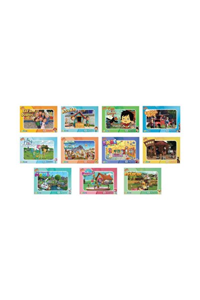 ADELAND Trt Çocuk 24 Parça 5'li Karışık Eğitici Puzzle
