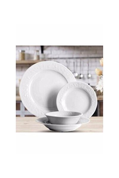 Porland Porselen Hazan Yemek Takımı Seti 24 Prç.6 Kişilik