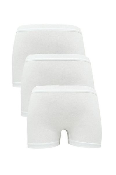 Dondeza Boxer pentru femei de culoare albă, 3 bucăți, mărimea 5005 M