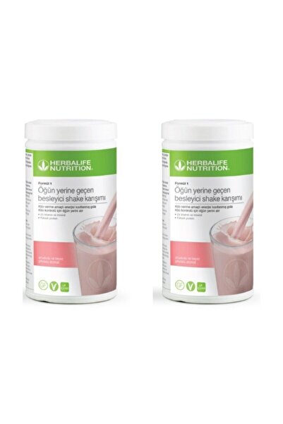 Herbalife Formül 1 Öğün Yerine Geçen Besleyici Shake Karışımı Ahududu Beyaz Ç...