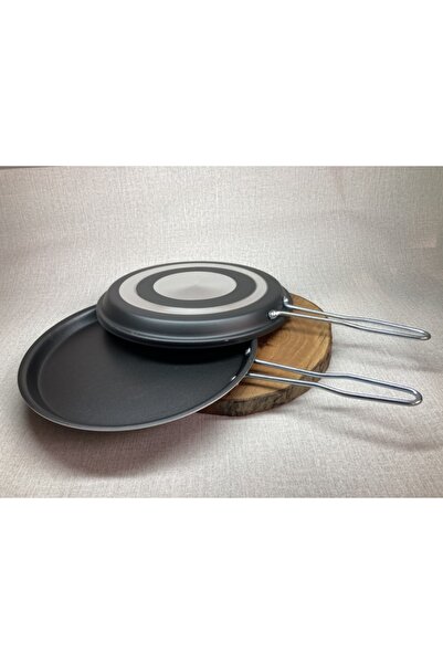 ÜZÜM ÇELİK Ikiz Balık Tavası - Börek Tavası - Çift Taraflı Tava - Krep Tavası 32 Cm