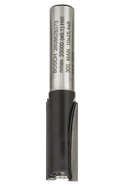 Bosch - Standard Seri Ahşap Için Çift Oluklu, Sert Metal Ekstra Uzun Düz Frez...