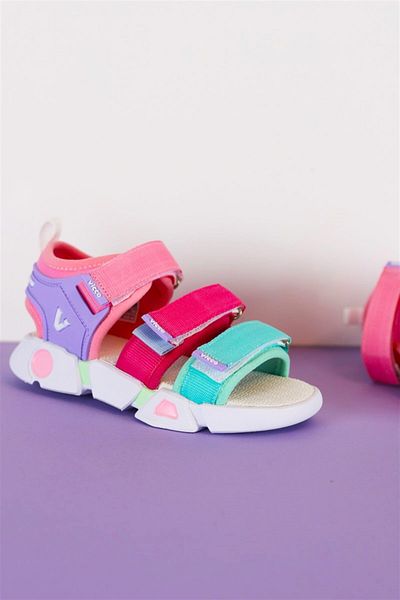 Vicco Girl's Gorbi Pink Sandals