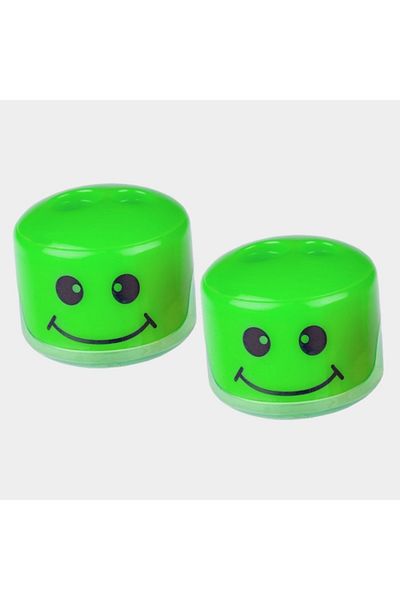 Bigpoint Double Storage Pencil Sharpener Smiling Face 2 Pieces