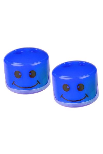 Bigpoint Double Storage Pencil Sharpener Smiling Face 2 Pieces