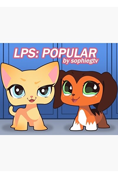 Universal Littlest Pet Shop Lps Popüler Fanart Tablo Ahşap Poster Dekoratif