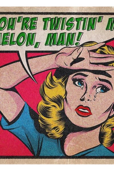 Universal Στριφτό Ξύλινο Διακοσμητικό Πόστερ Τέχνης