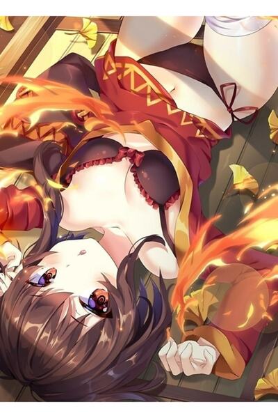 Universal Sevimli Megumin Tablo Ahşap Poster Dekoratif