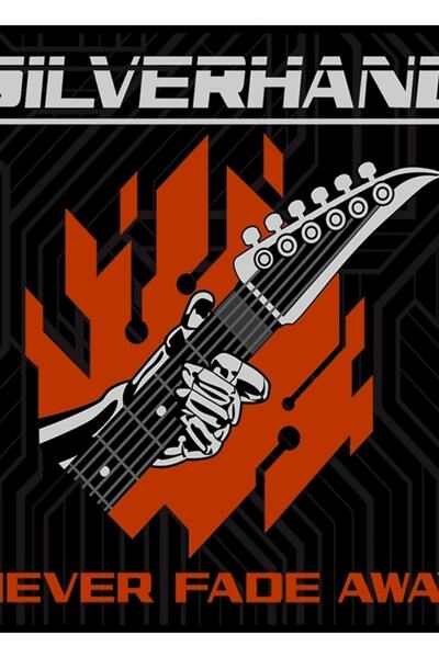 Universal Poster decorativ din lemn Silverhand Never Fade