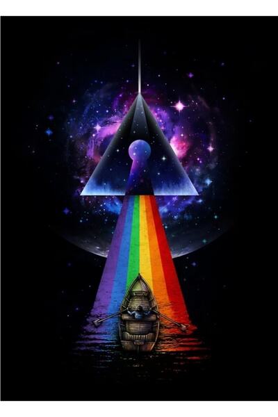 Universal Η Σκοτεινή Όψη του Μυστηρίου Πίνακας Ζωγραφικής Ξύλινη Αφίσα Διακοσ...