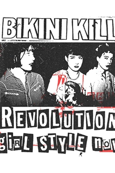 Universal Poster decorativ din lemn cu pictură Bikini Kill