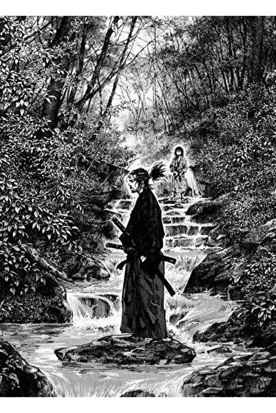 Universal Manga Vagabond Musashi Miyamoto Tablo Ahşap Poster Dekoratif