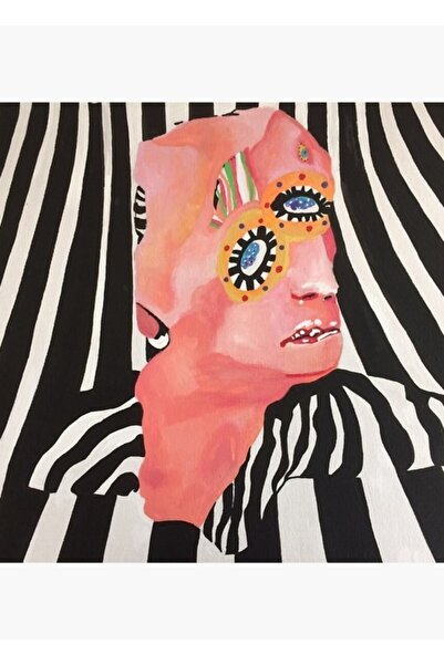 Universal Poster decorativ din lemn Melofobi